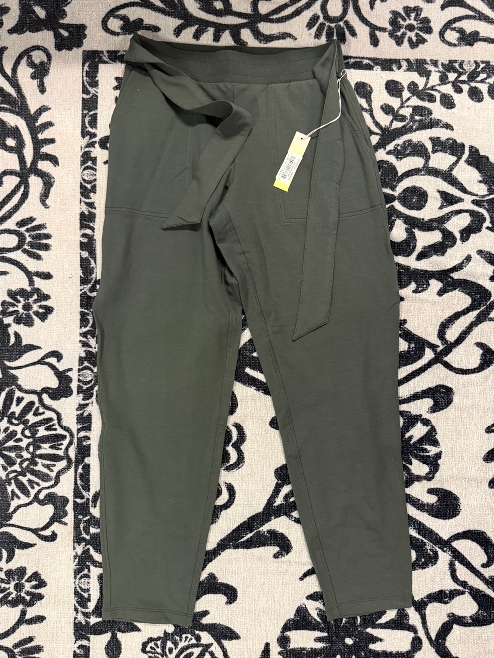 Summersalt Olive Green Casual Tie-Waist Pants